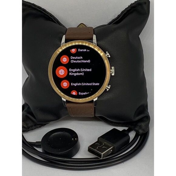 Fossil Gen 4 Authentic Digital Dial Smart Watch Custom Band FTW6016 DC908 - Picture 1 of 12
